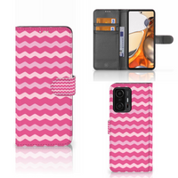 Xiaomi 11T | 11T Pro Telefoon Hoesje Waves Pink - thumbnail