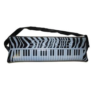 Opblaasbaar keyboard - 60 x 20 cm - muziekinstrumenten feestartikelen - kinderen/volwassenen