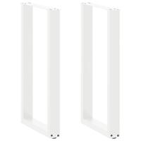 Bartafelpoten 2 st U-vormig 50x(90-91)cm staal wit Bartafelpoten 2 st U-vormig 50x(90-91)cm staal wit