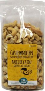 Cashewnoten roasted zonder zout bio