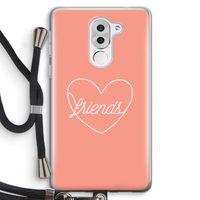 Friends heart: Honor 6X Transparant Hoesje met koord