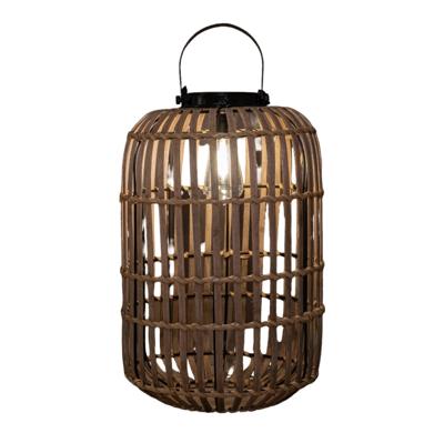 Solar Lantaarn Bamboe 24 x 38 cm - Annas collection
