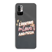 Pizza is the answer: Xiaomi Redmi Note 10 5G Transparant Hoesje