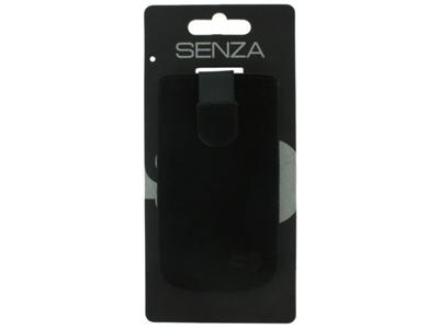Senza Senza Suede Slide Case Night Black Size M-Large