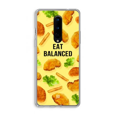 Eat Balanced: OnePlus 8 Transparant Hoesje