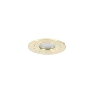 QAZQA Smart inbouwspot goud rond IP44 incl. Wifi GU10 - Xena