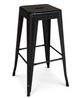 Stapelbare barkruk Hamburg voor gebruik binnen of buiten , kies je kleur