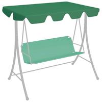 VidaXL Vervangingsluifel voor schommelbank 188/168x145/110 cm groen