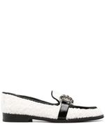 Roberto Festa mocassins Joys en tweed - Blanc