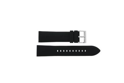 Horlogeband Armani Exchange AX1326 Silicoon Zwart 22mm