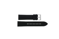 Horlogeband Armani Exchange AX1326 Silicoon Zwart 22mm