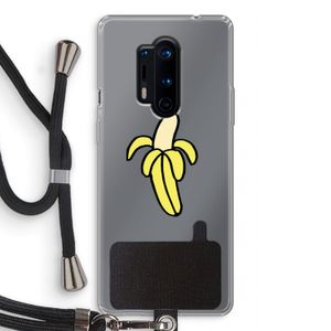 Banana: OnePlus 8 Pro Transparant Hoesje met koord