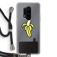 Banana: OnePlus 8 Pro Transparant Hoesje met koord