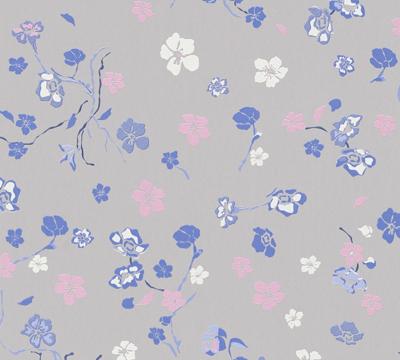 Livingwalls House of Turnowsky - Grijs - Floral - 389074