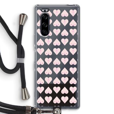 Ass 'n Titties: Sony Xperia 5 Transparant Hoesje met koord