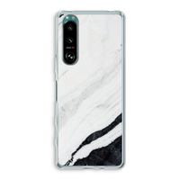 Elegante marmer: Sony Xperia 5 III Transparant Hoesje