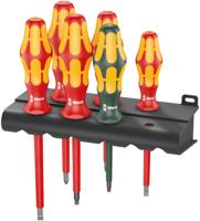 Wera 160 i/168 i/6 Schroevendraaierset Kraftform Plus Serie 100 + Houder, 6 -delig - 1 stuk(s) - 05347777001