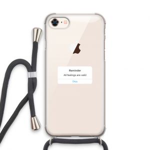 Reminder: iPhone 7 Transparant Hoesje met koord