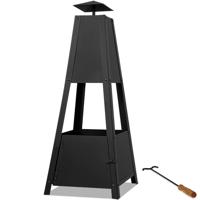 Monzana Buitenhaard-Sfeerhaard- Pyramide-vuurkorf-vuurmand-100cm-hoog Monzana Buitenhaard-Sfeerhaard- Pyramide-vuurkorf-vuurmand-100cm-hoog