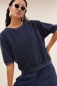 By-Bar neva slub top | evening blue