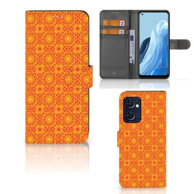 OPPO Find X5 Lite | Reno 7 5G | Telefoon Hoesje | Batik Oranje