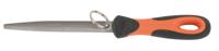 Bahco Halfronde vijl ERGO™ | met veiligheidsring | met hecht | halfzoet | 200 mm - TAH1-210-08-1-2
