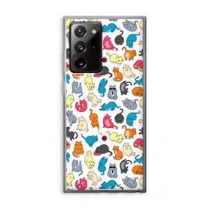 Kleurrijke katten: Samsung Galaxy Note 20 Ultra / Note 20 Ultra 5G Transparant Hoesje