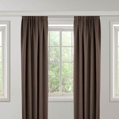 Gordijnen Verduisterend & Isolerend - Haken of Ringen maat: 250 x 150 cm - materiaal: Polyether - Dekbed-Discounter.nl