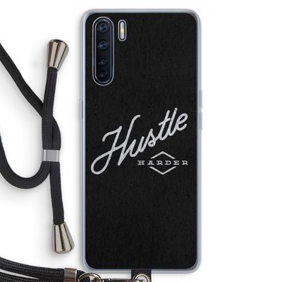 Hustle: Oppo A91 Transparant Hoesje met koord