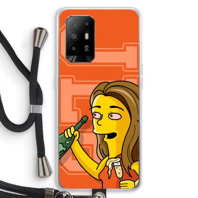 Jamie Lee Simpson: Oppo A95 5G Transparant Hoesje met koord