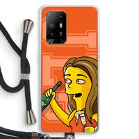 Jamie Lee Simpson: Oppo A95 5G Transparant Hoesje met koord Jamie Lee Simpson: Oppo A95 5G Transparant Hoesje met koord