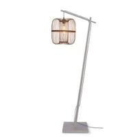 GOOD&MOJO Vloerlamp Hokkaido - Bamboe Wit|Naturel - 63x36x176cm