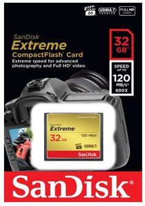 SanDisk 32GB Extreme CompactFlash