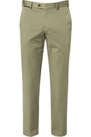 HILTL Peaker S Regular Fit Chino groen, Effen