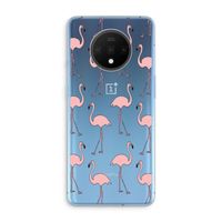 Anything Flamingoes: OnePlus 7T Transparant Hoesje