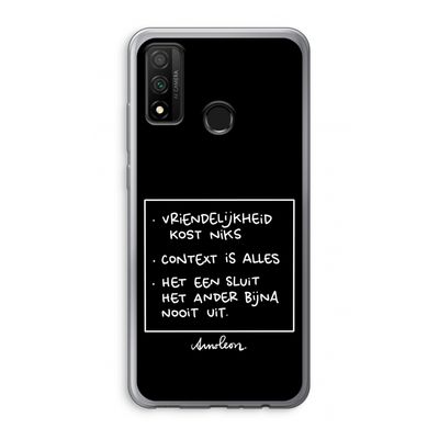 Mijn Motto's: Huawei P Smart (2020) Transparant Hoesje
