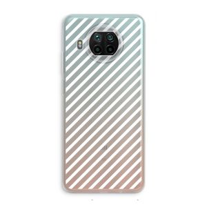 Strepen zwart-wit: Xiaomi Mi 10T Lite 5G Transparant Hoesje