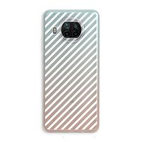 Strepen zwart-wit: Xiaomi Mi 10T Lite 5G Transparant Hoesje