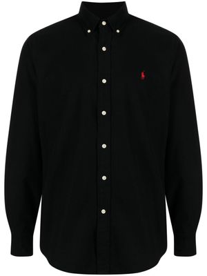 Polo Ralph Lauren chemise en flanelle à logo brodé - Noir