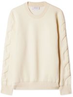 Off-White 3D Diag cotton jumper - Blanc