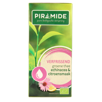 Piramide Verfrissend groene thee citroen & echinacea bio 20 Zakjes