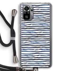 Verrassende lijnen: Xiaomi Redmi Note 10S Transparant Hoesje met koord