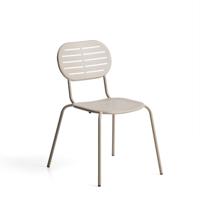 Kave Home Tuinstoel 'Brai' Staal, kleur Beige