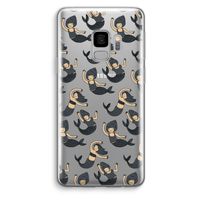 Zeemeermin: Samsung Galaxy S9 Transparant Hoesje