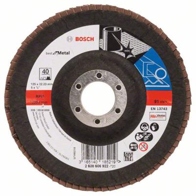 Bosch Accessories 2608606922 Bosch Power Tools Lamellenschijf Diameter 125 mm 1 stuk(s)