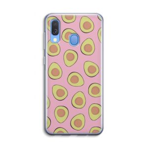 Dancing avocados: Samsung Galaxy A40 Transparant Hoesje