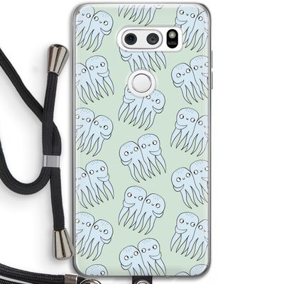 Octopussen: LG V30 Transparant Hoesje met koord
