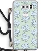 Octopussen: LG V30 Transparant Hoesje met koord Octopussen: LG V30 Transparant Hoesje met koord