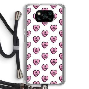 GIRL POWER: Xiaomi Poco X3 Pro Transparant Hoesje met koord