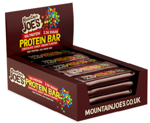 Mountain Joe&apos;s Protein Bar Choco Candy Cream (12 x 55 g)